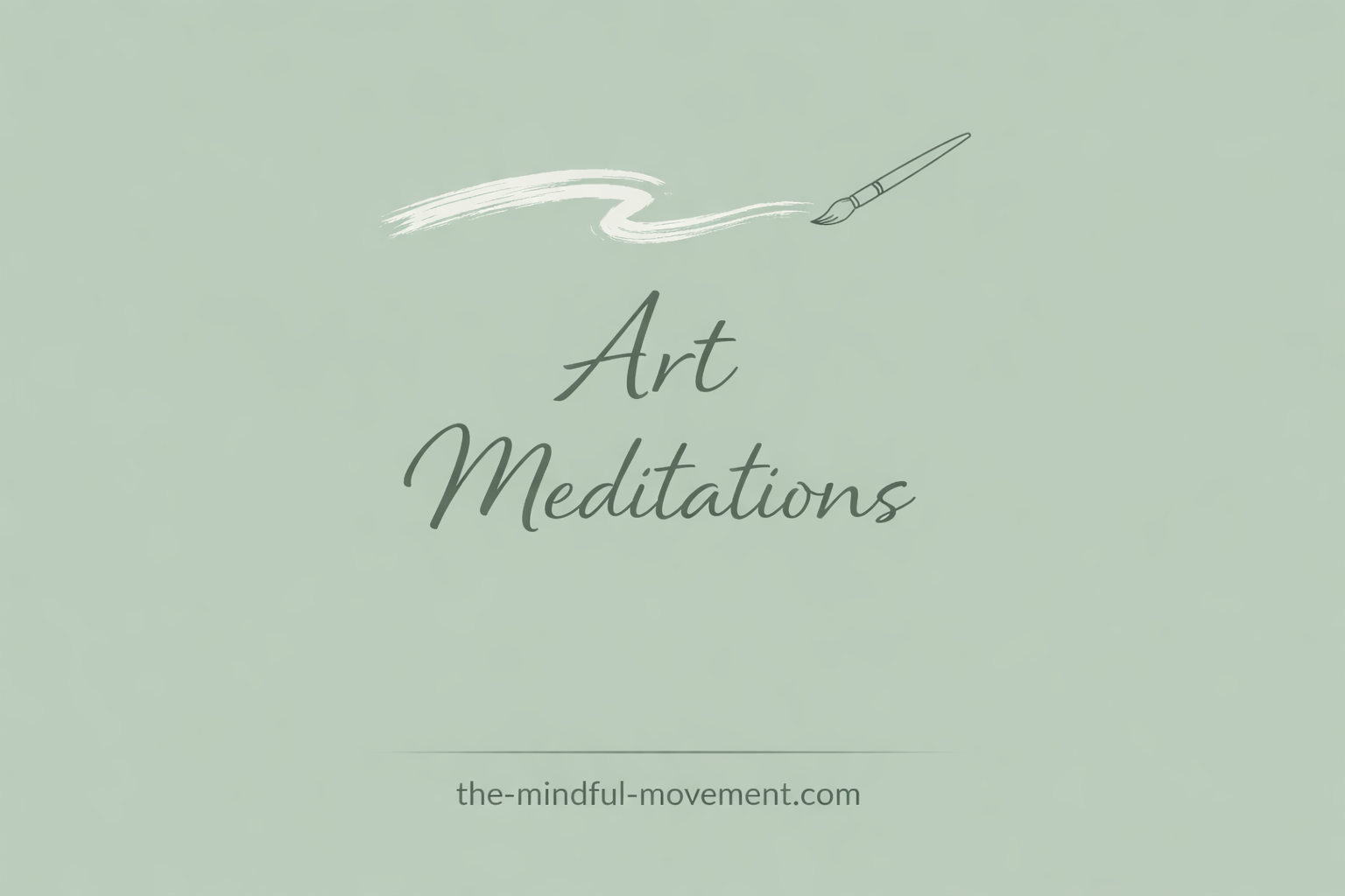 Painting & Mindfulness: Art Meditations