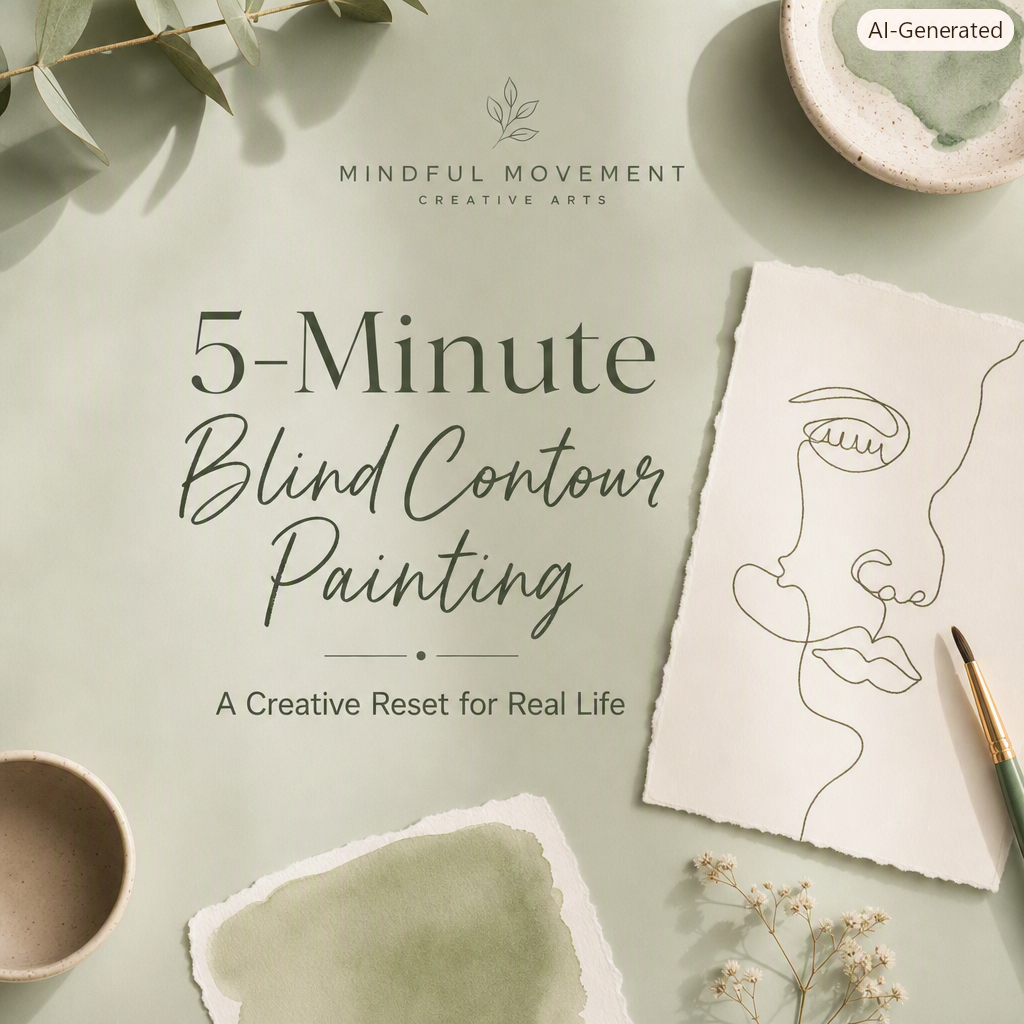 Unlock Creativity with 5-Minute Blind Contour Painting