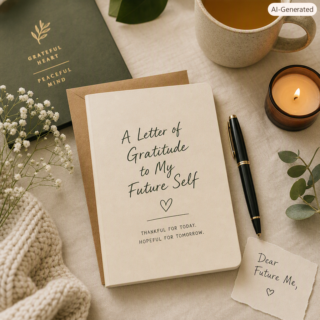 🌿 Gratitude Journaling: A Creative Letter to Your Future Self