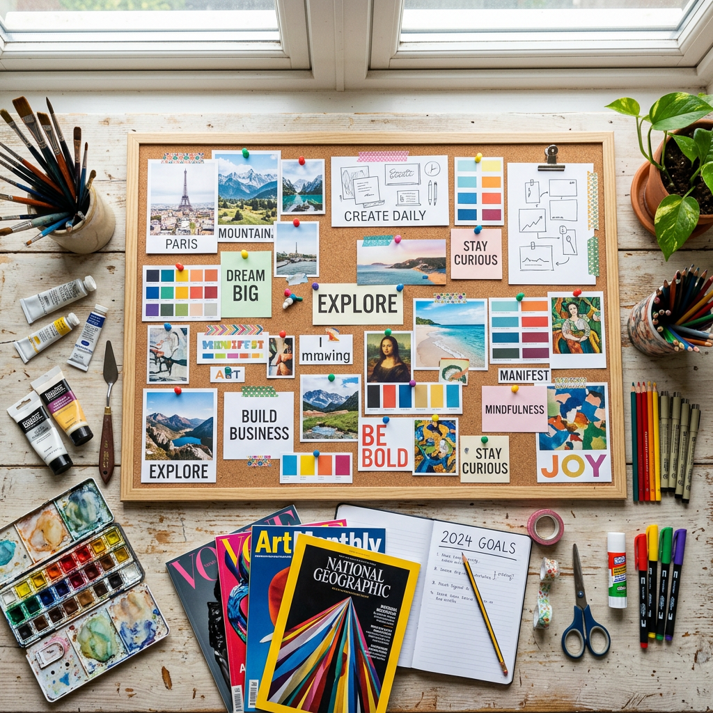 🌿Unlocking Creativity: Vision Boarding for Mindfulness