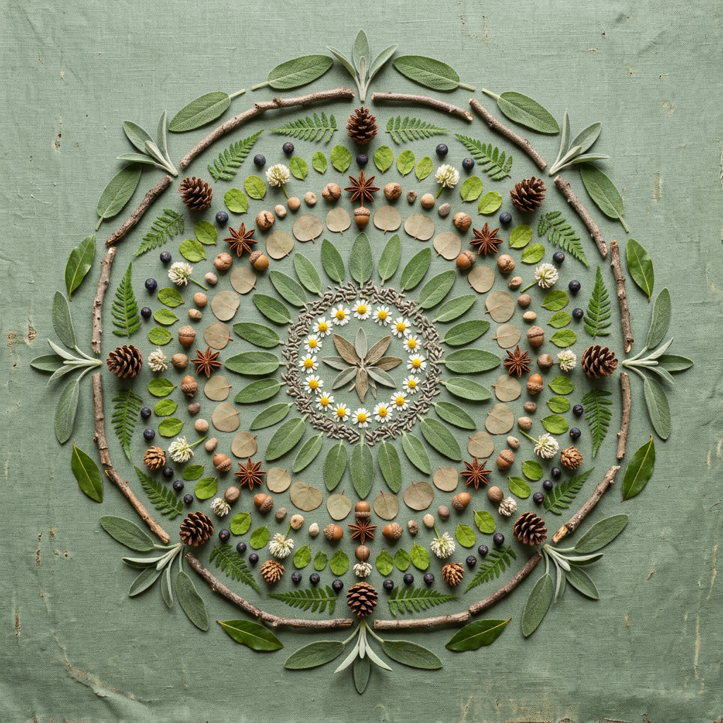 Crafting Nature’s Mandala: A Grounding Ritual