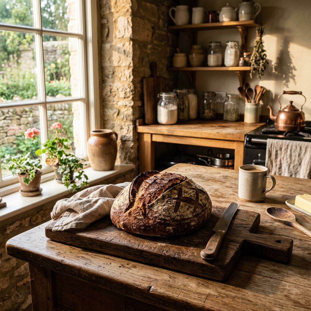 🌾 The Mindful Loaf: A Simple Artisan Bread Practice