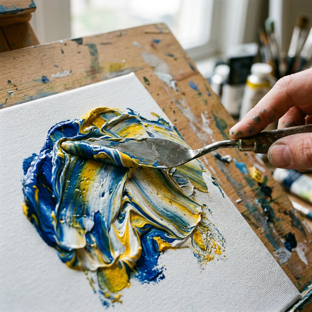 🎨 Palette Knife Painting: Exploring Texture as Emotion