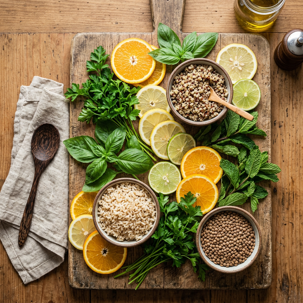 🥗 Healthy Cooking — Energizing Citrus & Herb Bowls